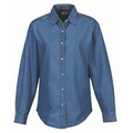 Ladies Long Sleeve Denim Shirt